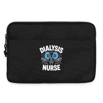 Dialysis nurse motif - Laptop bag 13" - black - Front