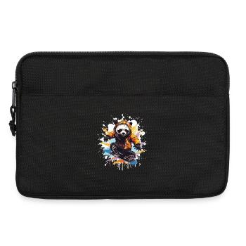 Panda Snowboard - Sacoche pour ordinateur portable 13 pouces - noir - Devant