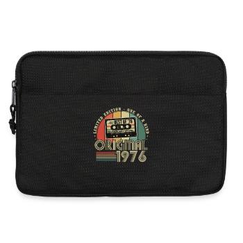 Original 1976 Jahrgang Vintage Geburtstag Retro - Laptoptasche 13" - Schwarz - Vorne