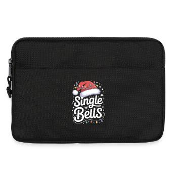 Single Bells Ugly Christmas - Laptoptasche 13" - Schwarz - Vorne