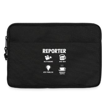 Leben Hobby Beruf Investigativer Reporter - Laptoptasche 13" - Schwarz - Vorne