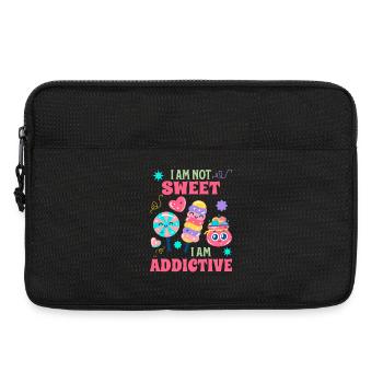 Cadeau d’amateur de bonbons - Sacoche pour ordinateur portable 13 pouces - noir - Devant