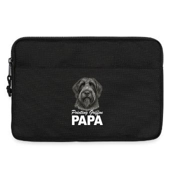Griffon Korthals Papa - Laptoptasche 13" - Schwarz - Vorne