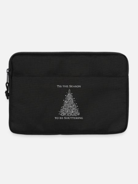 Weihnachtskamerabaum - Fotografie Geschenk - Laptoptasche 13" - Schwarz