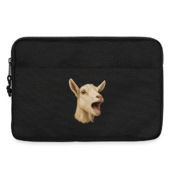 Goat Goat Farming Goat Farmer Goat Head Goats - Laptop bag 13" - black - Front