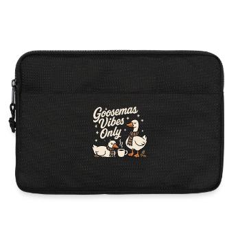 Goosemas Vibes Nur Weihnachtsgans - Laptoptasche 13" - Schwarz - Vorne
