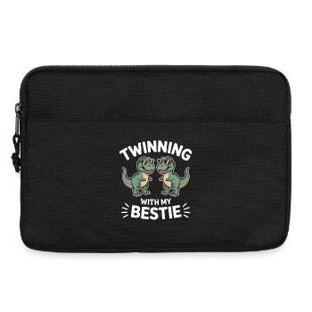 Meilleur ami disant drôle partenaire look cadeau - Sacoche pour ordinateur portable 13 pouces - noir - Devant