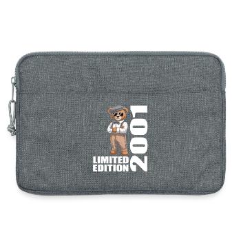 2001 Limited Edition Bear Birthday 2001 - Laptop bag 13" - heather grey - Front