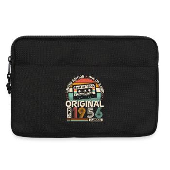 1956 Vintage Jahrgang Geburtstag Retro Geschenk - Laptoptasche 13" - Schwarz - Vorne