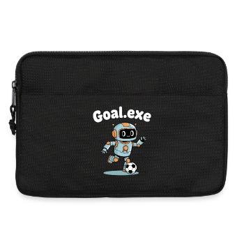 Goal.Exe Roboter Fußball - Laptoptasche 13" - Schwarz - Vorne