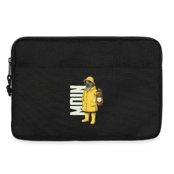 SCEAU DE MOUILLAGE EN VISON FRISON - Sacoche pour ordinateur portable 13 pouces - noir - Devant