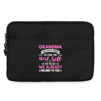 Citation amusante de grand-mère pour grand-mère - Sacoche pour ordinateur portable 13 pouces - noir - Devant