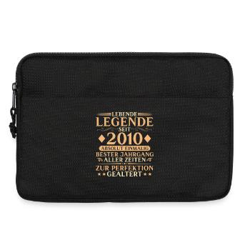 Jahrgang 2010 Geburtstag 16 Jahre Geschenk - Laptoptasche 13" - Schwarz - Vorne