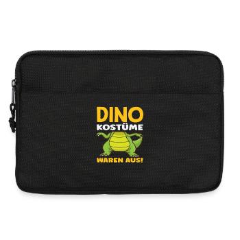 Dino Kostüm Lustiges Karneval Helau Fasching Alaaf - Laptoptasche 13" - Schwarz - Vorne