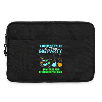 Chemie Chemiker Chemielehrer - Laptoptasche 13" - Schwarz - Vorne