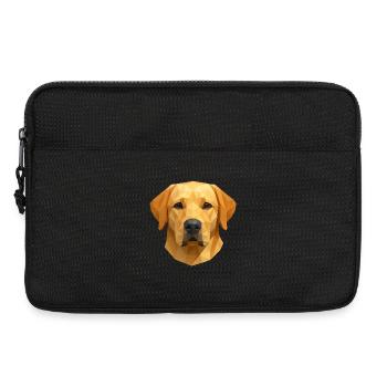 Polygon Labrador Retriever Gift - Laptop bag 13" - black - Front