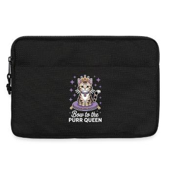 Chat Disant Chat Drôle Chat Cadeau - Sacoche pour ordinateur portable 13 pouces - noir - Devant