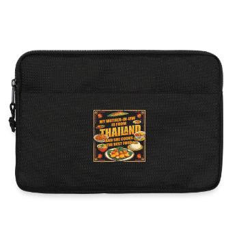 Thailändische Schwiegermutter Thailand - Laptoptasche 13" - Schwarz - Vorne