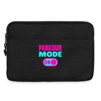 Mode Parkour activé - Sacoche pour ordinateur portable 13 pouces - noir - Devant