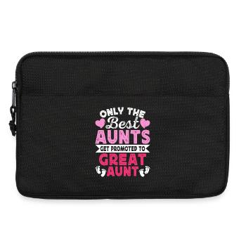 Tante Cadeau Meilleure Tante Du Monde - Sacoche pour ordinateur portable 13 pouces - noir - Devant
