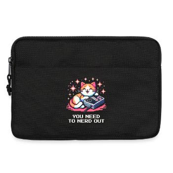 You Need to Freak Out Nerdy | Nerd, Cat, Arcade - Laptop bag 13" - black - Front