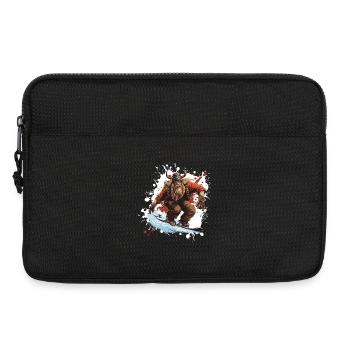 Wikinger Snowboard - Laptoptasche 13" - Schwarz - Vorne