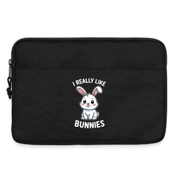 Bunny Saying Rabbit Funny Bunny Gift - Laptop bag 13" - black - Front