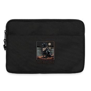 Local Boy Labrador Jagdhund Entenjagd - Laptoptasche 13" - Schwarz - Vorne