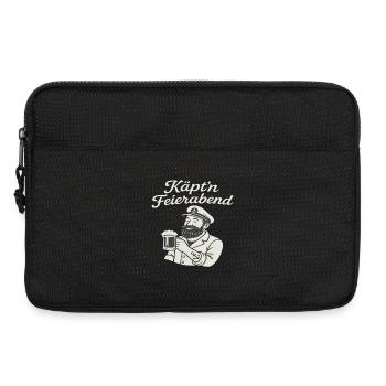 Käpt'n Feierabend Motiv - Laptoptasche 13" - Schwarz - Vorne