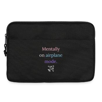 Do Not Disturb – Mentally on Airplane Mode - Laptoptasche 13" - Schwarz - Vorne