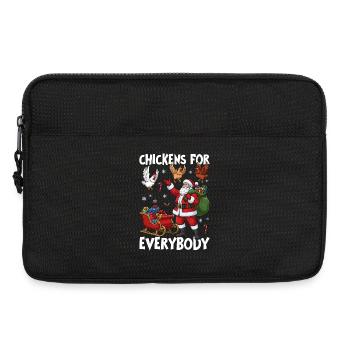 Chickens for Everybody - Laptop bag 13" - black - Front