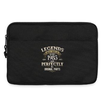 40th Birthday Legend November Vintage 1985 - Laptop bag 13" - black - Front
