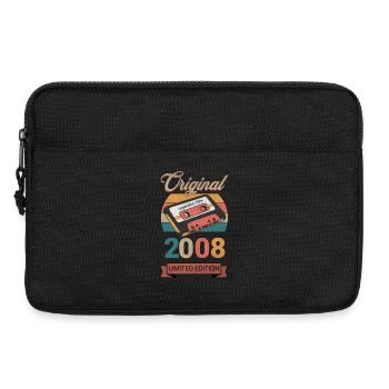Original 2008 Limited Edition Geburtstag Geschenk - Laptoptasche 13" - Schwarz - Vorne