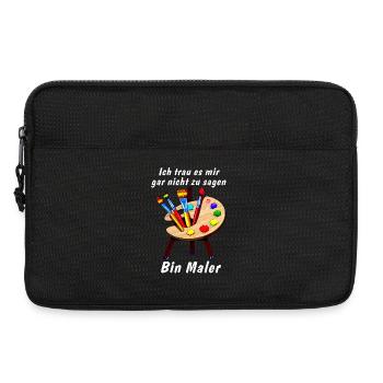 Staffelei Bin Maler - Laptoptasche 13" - Schwarz - Vorne