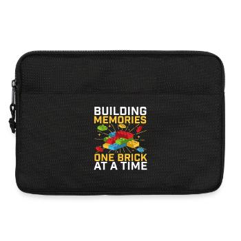 Building Memories One Brick At A Time Brick  - Laptop bag 13" - black - Front