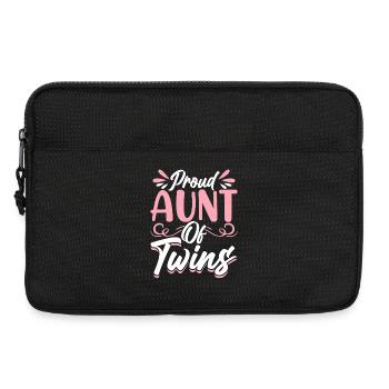 Tante Cadeau Meilleure Tante Du Monde - Sacoche pour ordinateur portable 13 pouces - noir - Devant