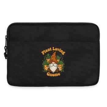 Plant Loving Gnome - Crowing Wichtel - Laptop bag 13" - black - Front