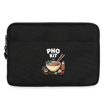 Pho Kit Bol de nouilles Foodie Asiatique - Sacoche pour ordinateur portable 13 pouces - noir - Devant