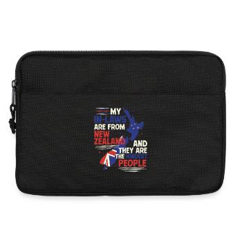 Neuseeland Verwandte Schwiegermutter - Laptoptasche 13" - Schwarz - Vorne