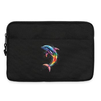 Dolphin Diver Dolphins Ocean Cute Dolphins Dolphin - Laptop bag 13" - black - Front
