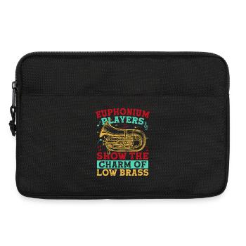 Euphonium Show The Charm Of Low Brass Baritone - Laptop bag 13" - black - Front