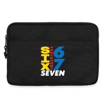 Sechs Sieben, 67 - Laptoptasche 13" - Schwarz - Vorne