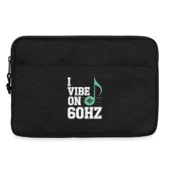 I Vibe on 60 Hz Electrician Humor - Laptop bag 13" - black - Front