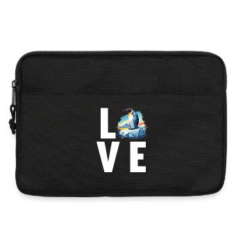 Pinguine Pinguin - Laptoptasche 13" - Schwarz - Vorne