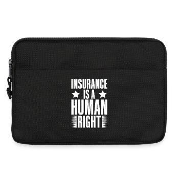 Insurance Agent Costume Human Right Medicare - Laptop bag 13" - black - Front