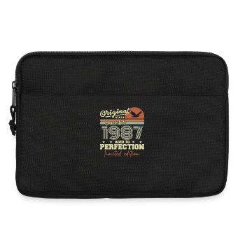 38 Years Birthday | Original December 1987 - Laptop bag 13" - black - Front