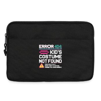 Error 404 Kinderkostüm nicht gefunden - Laptoptasche 13" - Schwarz - Vorne