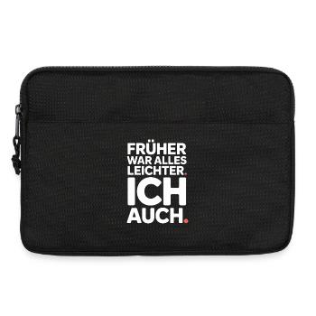 Everything used to be easier, including my 50th birthday - Laptop bag 13" - black - Front