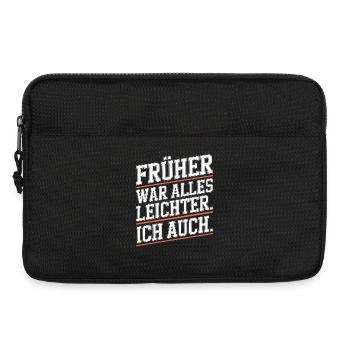 Everything used to be easier, including my 50th birthday - Laptop bag 13" - black - Front