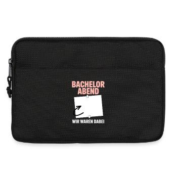 Junggesellenabschied JGA Bachelor Gästebuch - Laptoptasche 13" - Schwarz - Vorne
